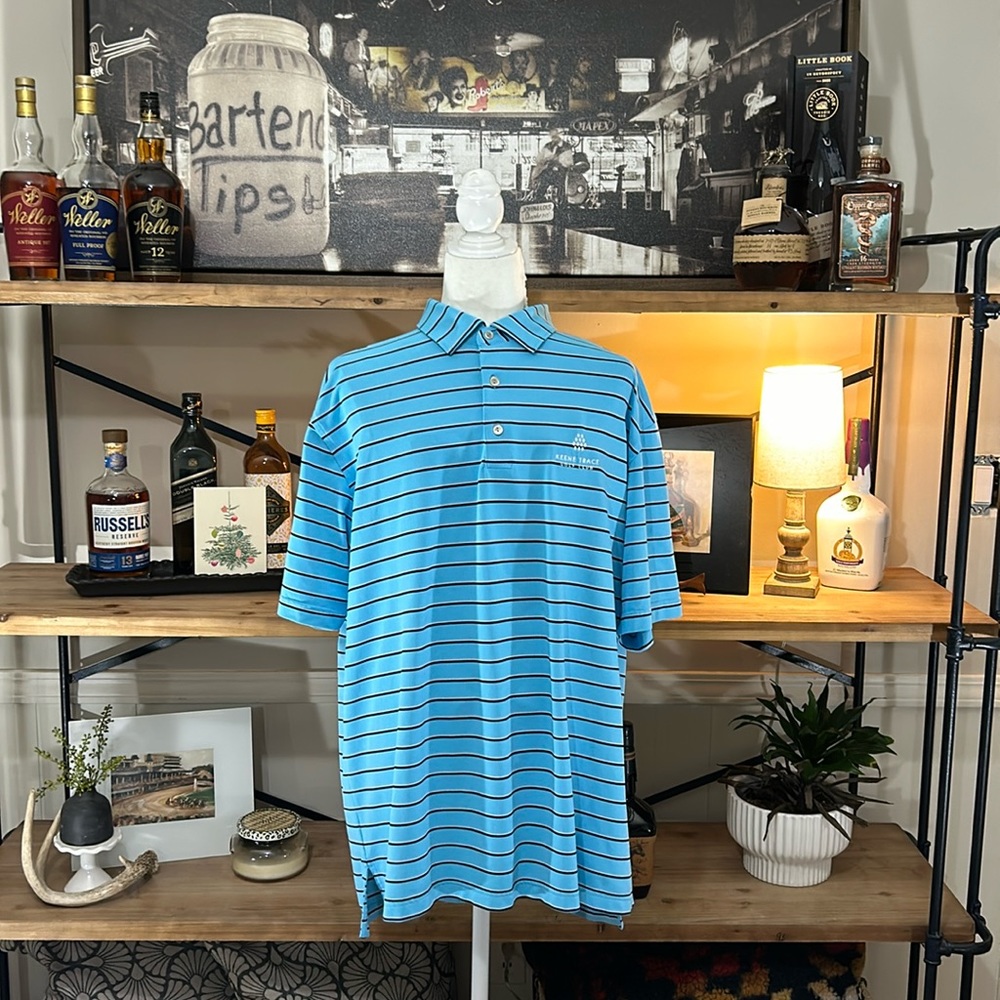 Peter Millar Summer Comfort Polo Shirt Extra Large Golf shirt Keene Trace